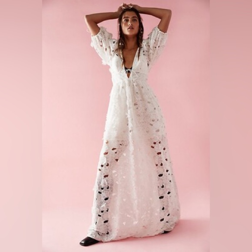 For Love & Lemons x Free People Leighton Maxi Dress - Picture 3 of 13